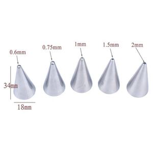 Douilles de pâtisserie pour gâteaux, 50 pièces 1M # 2A # 2D # 2F # 6B, buse de glaçage pour dessert, Fondant décor, fleur, confiserie, crème, Gadgets de cuisine - Product Image 6