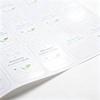 Étiquettes pour bouteilles de thé froid Haoxuan OEM, film brillant PP imperméable, autocollants imprimés adhésifs pour emballages de boissons prêtes à boire