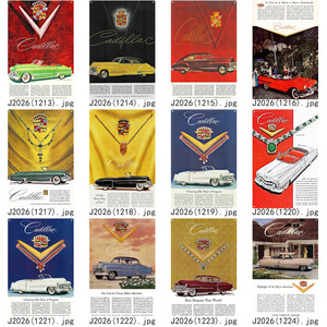 Offerta Speciale: Targa in Metallo 20x30 CM, Decorazione Artistica per Pareti di Man Cave e Corridoi, Placca <span class=keywords><strong>Vintage</strong></span> in Metallo con Diverse Immagini <span class=keywords><strong>Cadillac</strong></span> - Product Image 3