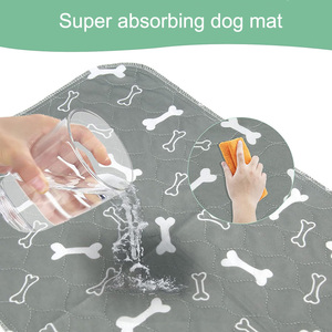 Wholesale Dog <b>Mat</b> Washable Pet Urine Pad Reusable Puppy <b>Mat</b> for Dogs <b>Cat</b> Quick Absorbing Puppy Pads Dog Leakproof <b>Mat</b> Urine Pad - Product Image 5