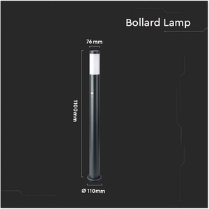 E27 portalampada con sensore di movimento V-TAC VT-838-GS110 IP44 H110 per illuminazione da giardino - Product Image 4