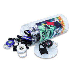 Tùy chỉnh nhẹ hơn Logo xách tay mini có thể thu vào Keychain chủ - Product Image 3