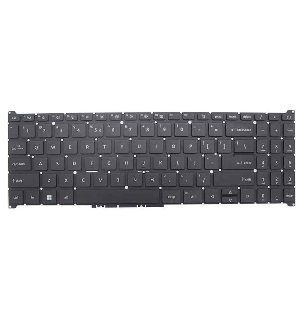 New Replacement Keyboard for Acer Aspire A315-59 A315-59G A515-57G A715-51G A715-76 N22C6 N22Q3 S50-54 Non-backlit US