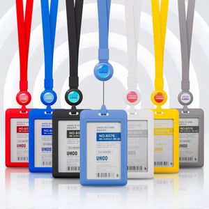 Custom Logo Holder ID Card Name Tag with <b>Polyester</b> <b>Lanyard</b> Silk Screen Horizontal Vertical Business Work Card - Product Image 1