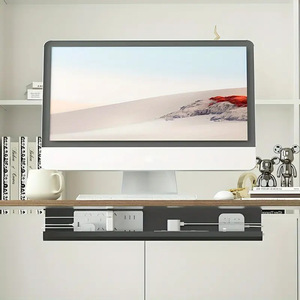 Bandeja Organizadora de Cables para Debajo del Escritorio, Resistente, Sin Tornillos, Instalación Autoadhesiva - Product Image 2