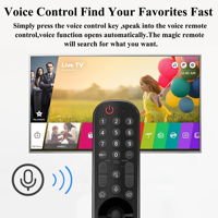 Télécommande de remplacement mando lg magic MR22GA avec fonction de pointeur de souris Voice Air pour LG Smart TV G2 B2 C2 Series