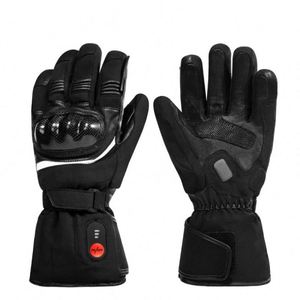 Gants de moto chauffants en fibre de carbone, gants anti-chute avec chauffages en fibres composites, contrôle de la température à trois niveaux - Product Image 4