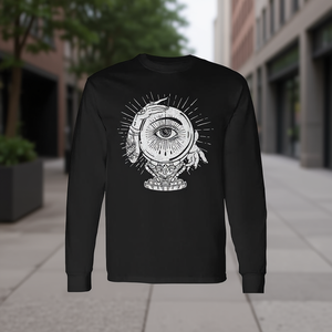 T-Shirt Unisex a Maniche Lunghe con Collo Rotondo e Stampa Grafica per Attività Promozionali, Taglia Adulto - Product Image 2