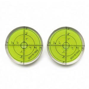 60x11.5mm Yüksek Hassasiyetli Dairesel Su Terazisi, 5'/6' Bölmeli, Yeşil Sıvı Su Terazisi, Ölçüm, Makine ve Karavan Tesviyesi için - Product Image 3
