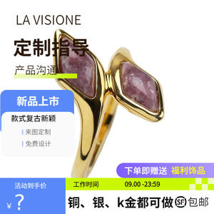 แหวนเงินแท้ 925 ประดับพลอย งานฝีมืออิตาลี เครื่องประดับวินเทจ แฟชั่นเรียบง่าย สำหรับผู้หญิง คริสตัลและเพชรเทียม สำหรับวันครบรอบ - Product Image 3