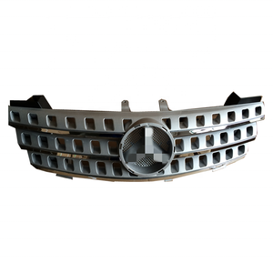 Rejilla Delantera para Radiador de Automóvil Compatible con <span class=keywords><strong>Mercedes</strong></span> <span class=keywords><strong>Benz</strong></span> W164 <span class=keywords><strong>Clase</strong></span> <span class=keywords><strong>M</strong></span> ML300 ML350 Gris, Años 2005-2008 - Product Image 1