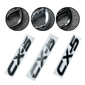 Emblema frontal de maletero Upauto CX-5/CX-50/CX30, de plástico ABS 3D, de un solo uso, para reemplazo de carrocería, distintivo para volante, pegatina trasera - Product Image 4