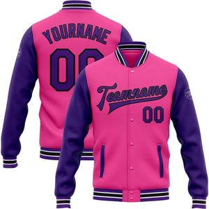 Custom Men Baseball <b>Jacket</b> Cotton Blend Varsity Letterman <b>Jacket</b> Personalized Stitched Name Number Unisex Casual Autumn Coat - Product Image 1