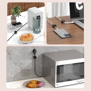 Organisateur de câbles magnétique JUXINDA pour bureau et voiture, pour organiser et ranger les câbles de charge de <span class=keywords><strong>t</strong></span>éléphone portable, sécuriser les prises - Product Image 5