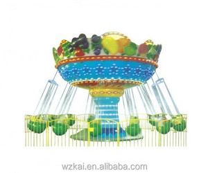 Chaise volante électrique mécanique pour enfants, balançoire de terrain de jeux extérieur avec lumières, à vendre - Product Image 1