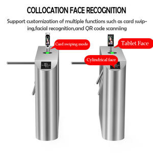 Yüksek güvenlik paslanmaz çelik otomatik turnike salıncak bariyer turnike kapısı bilet sistemi Tripod turnikeler - Product Image 3