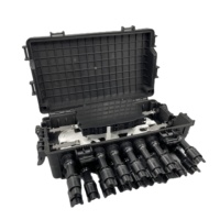 Kotak Distribusi Splitter Fiber Optik 16 Port FTTH Outdoor IP65 Berkualitas Tinggi Model Terbaru, Tahan Air, Adaptor Sambungan 16 Core