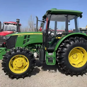 Tractor de rueda agrícola usado/de segunda mano/nuevo, minigranja, 4wd, John Dere, con buenas condiciones, precio más barato, 150hp, 70hc, 80hp, 90hp