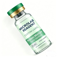 54. Étiquettes autocollantes en PP imperméables à adhérence stable, petites, pour flacons de peptides cosmétiques à usage longue durée
