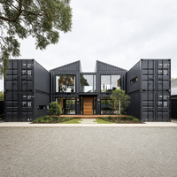 Maison conteneur de luxe KWY, design personnalisé, maison préfabriquée modulaire, style moderne, garantie 5 ans, modèle pour villa et complexe hôtelier