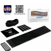 Panneau matriciel LED flexible programmable similaire à Icon, pour éclairage « Devil Eye » de voiture et camion, pare-brise et concerts