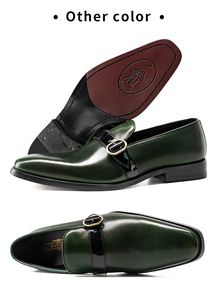 Custom Handmade Genuine Leather Square Toe Lace-Up Oxford <b>Dress</b> Shoes for <b>Men</b>-Business Office Wedding Formal Casual Breathable - Product Image 6