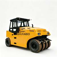 Compacteur à roues en caoutchouc de 16 tonnes à haut rendement 75 kW à bas prix pour la construction routière multifonctionnelle