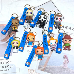 <span class=keywords><strong>Porte</strong></span>-clés de la série d'horreur Chucky Killer, figurine de la mariée de Chucky, <span class=keywords><strong>porte</strong></span>-clés de voiture IT clowns, <span class=keywords><strong>porte</strong></span>-clés de sac - Product Image 1