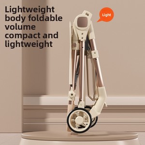<span class=keywords><strong>Cochecito</strong></span> de Bebé Compacto de Viaje con Marco de Metal Ligero, Plegable con un Clic, Opciones de Asiento Reclinable para Bebés de 6+ Meses - Product Image 3