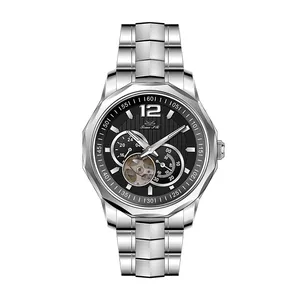 透明表壳2021时尚男士手表顶级品牌奢华机械骨架手表钟表男士