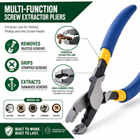 Pince extracteur de vis multifonction en acier à haute teneur en carbone 6'' – Dénudeur de fils, coupe-fils, pince à sertir, pince combinée – Outil à main – Fabrication OEM