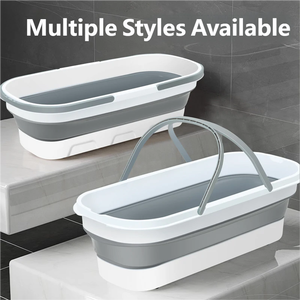 <span class=keywords><strong>Seau</strong></span> pliable portable de 15 L <span class=keywords><strong>le</strong></span> plus vendu en gros avec deux poignées, roues pliables, en plastique durable - Product Image 6