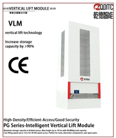Módulo de Elevación Vertical (VLM) de Acero Resistente y Duradero, Galvanizado en Zinc, Capacidad 500/750, para Equipos de Almacenamiento en Almacenes Industriales