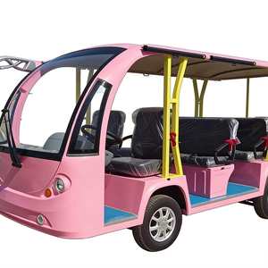 Bus électrique de tourisme et navette à 23 places en aluminium, homologué CE, fabriqué en Chine, alimenté par batterie, type voiturette de golf - Product Image 1