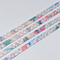 Lacets plats en polyester BaiHong BHR-S01207 de 8 mm pour chaussures de sport d'extérieur, personnalisables par sérigraphie, vendus par paire