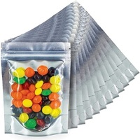 Private Label Metalli sierte laminierte Heiß siegel ung Kunststoff Kräuter flach verpackung Leere Teebeutel Sachet Plastique mit Riss