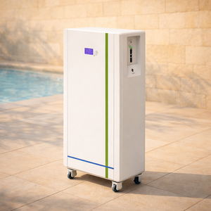 10kWh 51.2V Wheeled Home Battery <b>Storage</b> <b>System</b> Mobile Solar Backup CAN RS485 WiFi APP IP55 NEHC0002 10kwh Home <b>Energy</b> <b>Storage</b> B - Product Image 2