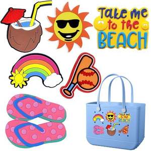 กระเป๋าโท้ทชายหาดโอลิเนียชาร์มทำจากพีวีซีขนาดใหญ่ขนาดใหญ่ออกแบบได้ตามที่ต้องการ - Product Image 1