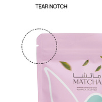 Sacs à fond plat YPAK personnalisés en gros, haute barrière, écologiques, à huit soudures latérales, pochettes verticales pour poudre de Matcha