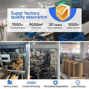 Tazones Redondos Desechables de Papel Kraft de Estilo Moderno, Marca XIEFA, con Logotipo Personalizado, Ecológicos y de Grado Alimenticio, para Envasado de Alimentos - Product Image 6