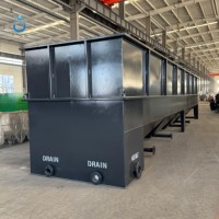 Épurateur à plaques lamellaires personnalisé avec élimination automatique des boues pour le traitement des eaux usées industrielles STP WWTP