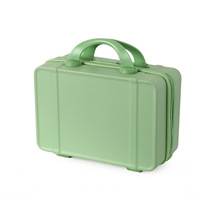 Valise de voyage compacte 14 pouces avec serrure à combinaison pour maquillage et cosmétiques