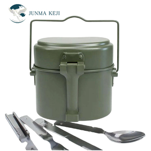 Kit <span class=keywords><strong>de</strong></span> cuisine tactique en aluminium 1,5 L, kit <span class=keywords><strong>de</strong></span> camping, gourde <span class=keywords><strong>de</strong></span> combat, pot pour le camping, la randonnée, la survie en milieu sauvage - Product Image 5