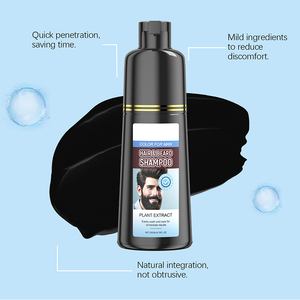 Hữu cơ chất lượng cao nam râu chăm sóc đồng phục màu giữ ẩm Râu Đen râu dầu gội đầu cho nam giới - Product Image 4