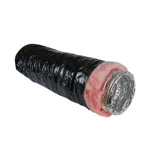 Gaine flexible en aluminium isolée en fibre de verre R6 R8 pour la climatisation - Product Image 2