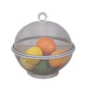 Nouveaux ustensiles de cuisine design avec couvercle plateau à fruits panier d'égouttage pour lavage des légumes