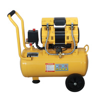 Compresseur d'air industriel électrique 1500W haute pression sans huile, silencieux, avec réducteur de bruit et booster de frein à air à piston