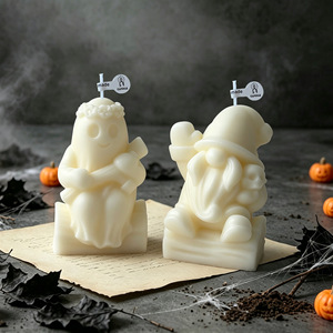 เทียนรูปผีและโนมส์น่ารัก เทียนอโรมาเธอราพี ของตกแต่งงานปาร์ตี้ฮาโลวีน - Product Image 4