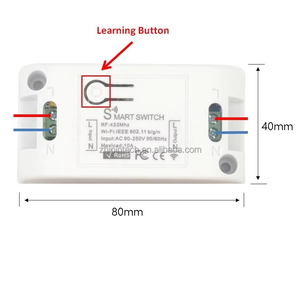 Interrupteur intelligent WiFi Tuya MINI, interrupteur mural, contrôle de la minuterie, interrupteurs sans fil, automatisation de la vie intelligente, compatible avec Alexa et Google Home - Product Image 5
