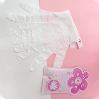 Kits de soin des mains personnalisés en 2 étapes, gel exfoliant, gants masque pour les mains, masque hydratant pour les mains Sakura pour les mains sèches et gercées